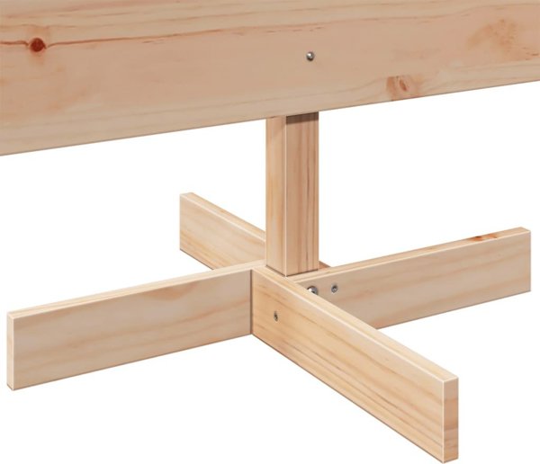 vidaXL Drewniana choinka do udekorowania, 180 cm, lite drewno sosnowe