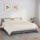 vidaXL Βαρύ πάπλωμα κρεμ 235x290 cm 15 kg υφασμάτινο