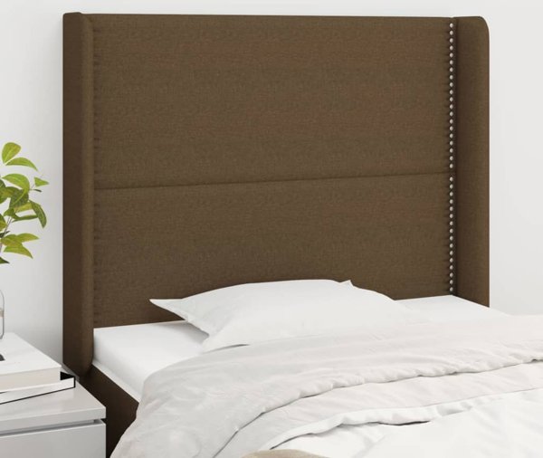 vidaXL Zaglowek uszak, skouroksruno, 103x16x118/128 cm, tkanina