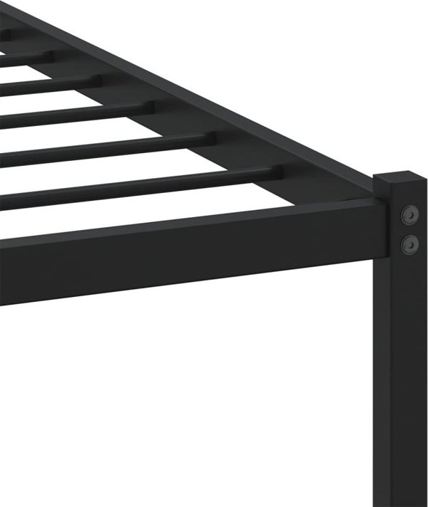 vidaXL Κρεβάτι με κεφαλάρι καφέ δρυς 100x200 εκ. χωρίς στρώμα
