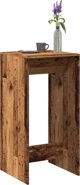 vidaXL Stolik barowy, stare drewno, 51x50x103,5cm