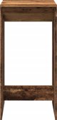 vidaXL Stolik barowy, stare drewno, 51x50x103,5cm