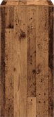 vidaXL Stolik barowy, stare drewno, 51x50x103,5cm