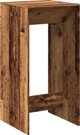 vidaXL Stolik barowy, stare drewno, 51x50x103,5cm
