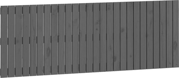 vidaXL Wezglowie lozka, γκρι, 166x3x60 cm, μασίφ πεύκο