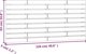 vidaXL Κεφαλάρι κρεβατιού, χρώμα μέλι, 126x3x63 εκ, μασίφ πεύκο