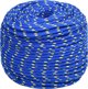 vidaXL Σχοινί ιστιοπλοΐας μπλε, 10 mm, 100 m, πολυπροπυλένιο