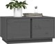 vidaXL vidaXL Stolik kawowy, szary, 80x50x40 cm, lite drewno sosnowe