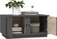 vidaXL vidaXL Stolik kawowy, szary, 80x50x40 cm, lite drewno sosnowe