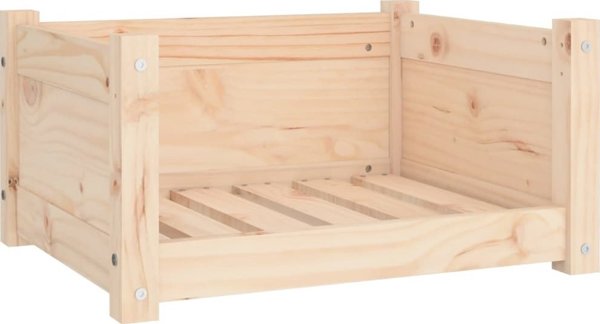 vidaXL vidaXL Legowisko dla psa, 55,5x45,5x28 cm, lite drewno sosnowe