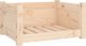 vidaXL vidaXL Legowisko dla psa, 55,5x45,5x28 cm, lite drewno sosnowe