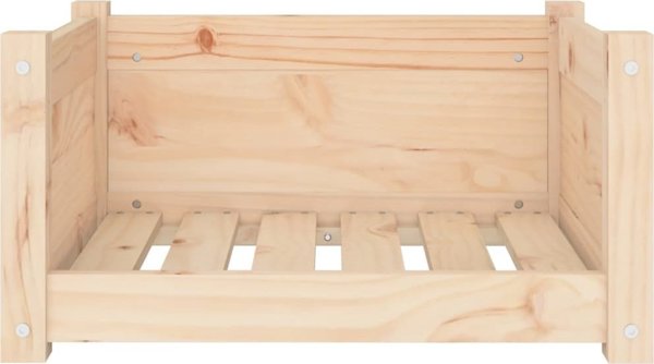 vidaXL vidaXL Legowisko dla psa, 55,5x45,5x28 cm, lite drewno sosnowe