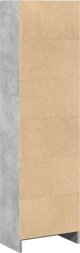vidaXL Ραφιέρα Χρωμα Σαν Μπετο, 40x24x143 εκ., Συνθετικο Ξυλο