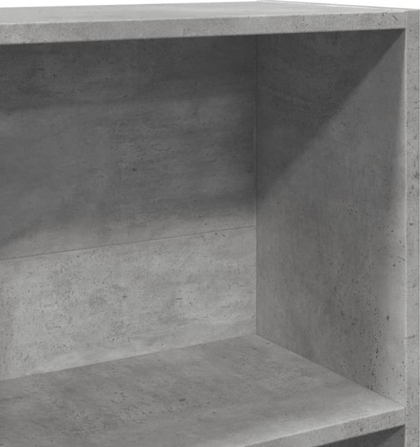 vidaXL Ραφιέρα Χρωμα Σαν Μπετο, 40x24x143 εκ., Συνθετικο Ξυλο