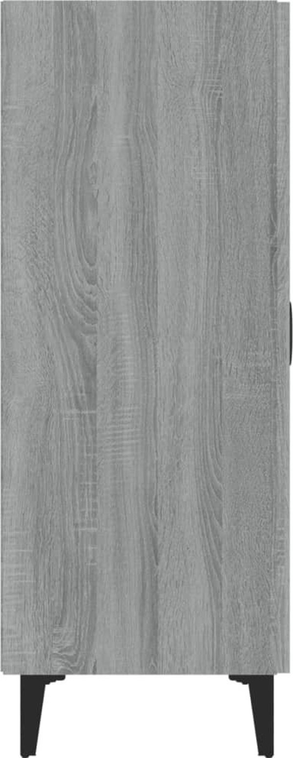 vidaXL Ντουλάπι, γκρι δρυς Sonoma, 70x34x90 εκ., ξυλοπολτός