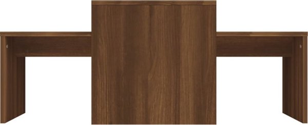 vidaXL Stolik kawowy, brazowy dab 100x48x40 cm material drewnopochodny