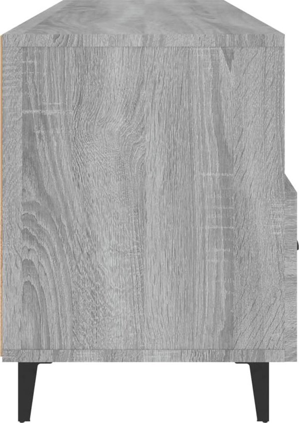 vidaXL Βάση τηλεόρασης γκρι δρυς Sonoma 102x35x50 cm