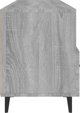 vidaXL Βάση τηλεόρασης γκρι δρυς Sonoma 102x35x50 cm