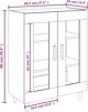 vidaXL Szafka Λευκή 69,5x34x90 cm από Ξύλινο Υλικό