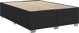 vidaXL Κρεβάτι Continental με στρώμα, μαύρο, οικοδερμα 140x190 εκ.