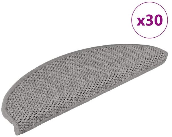 vidaXL Αυτοκόλλητα Πατάκια Σκάλας Όψης Σιζάλ, 65x21x4 εκ., 30 τεμάχια