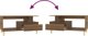 Stolik kawowy, brazowy dab 90x49x45 cm, material drewnopochodny