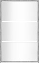 vidaXL Ντουλάπι παπουτσιών με καθρέφτη και 3 συρτάρια, γκρι δρυς, 63x17x102,5 εκ.