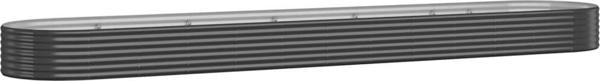 vidaXL vidaXL Donica ogrodowa, malowana proszkowo stal, 507x100x36 cm