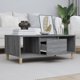 vidaXL Stolik kawowy, szary dab sonoma 90x50x36,5 cm, drewnopochodny