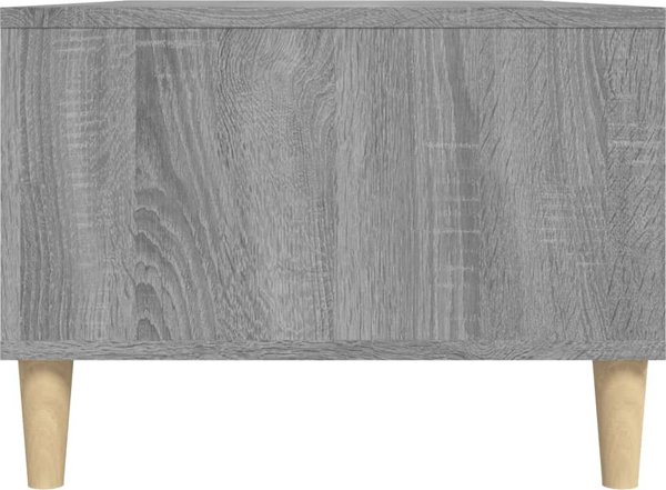 vidaXL Stolik kawowy, szary dab sonoma 90x50x36,5 cm, drewnopochodny