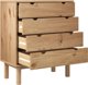 vidaXL vidaXL Komoda z szufladami, 76,5x39,5x90 cm, lite drewno sosnowe
