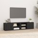 vidaXL vidaXL Szafki pod telewizor, 2 szt., czarne, 80x31,5x36,5 cm