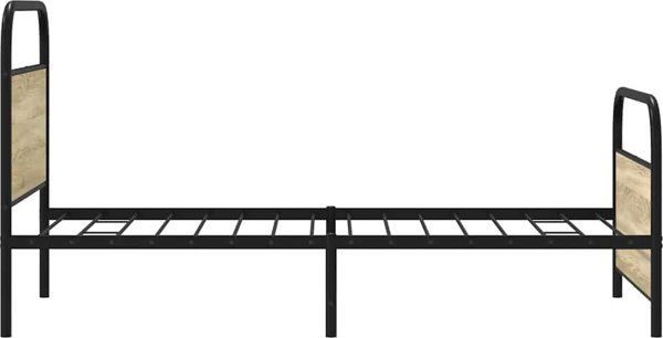 vidaXL Λύγκο χωρίς στρώμα, 90x200 cm, δρυς σονόμα