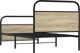 vidaXL Λύγκο χωρίς στρώμα, 90x200 cm, δρυς σονόμα