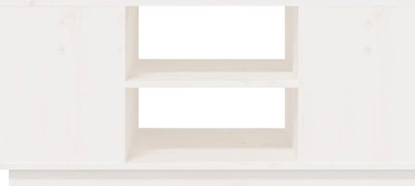 vidaXL Τραπεζάκι Καφέ Λευκό 90x49x40,5 cm από Μασίφ Πεύκο