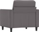 vidaXL Fotel szary 60 cm obity sztuczna skora