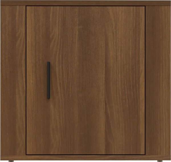 vidaXL Κομοδίνα, σετ 2 τεμαχίων, καφέ δρυς, 50x39x47 εκ.