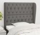 vidaXL Zaglowek uszak, skouroszaro, 103x23x118/128 cm, tkanina