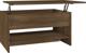 vidaXL Stolik kawowy brazowy dab material drewnopochodny 80x50x40 cm