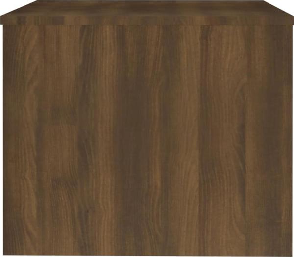 vidaXL Stolik kawowy brazowy dab material drewnopochodny 80x50x40 cm