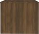 vidaXL Stolik kawowy brazowy dab material drewnopochodny 80x50x40 cm