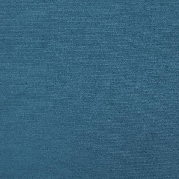 vidaXL Λουτζκό κόντινενταλ με στρώμα, μπλε βελούδο, 80x200 εκ.
