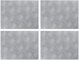 vidaXL Αλουμινένιες ριγέ πλάκες 4 τεμάχια 40x30 cm Αντιολισθητικές