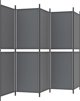 vidaXL vidaXL Parawan 5-panelowy, antracytowy, 250 x 180 cm, tkanina