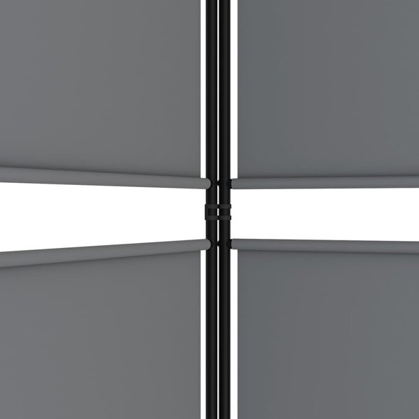 vidaXL vidaXL Parawan 5-panelowy, antracytowy, 250 x 180 cm, tkanina