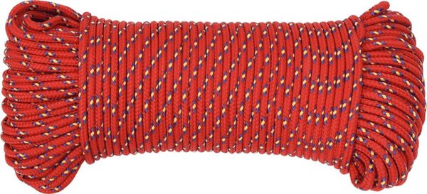 vidaXL Ναυτικό σχοινί, κόκκινο, 3 mm, 50 m, πολυπροπυλένιο