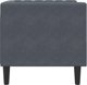 vidaXL Fotel Chesterfield, ciemnoszary, tapicerowany aksamitem