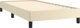 vidaXL Rama lozkou krem me texniki dermatinh 100x200 cm