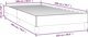 vidaXL Rama lozkou krem me texniki dermatinh 100x200 cm
