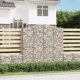 vidaXL Kosze gabionowe, 4 τεμ, 200x50x200/220 εκ, γαλβανισμένο σίδερο